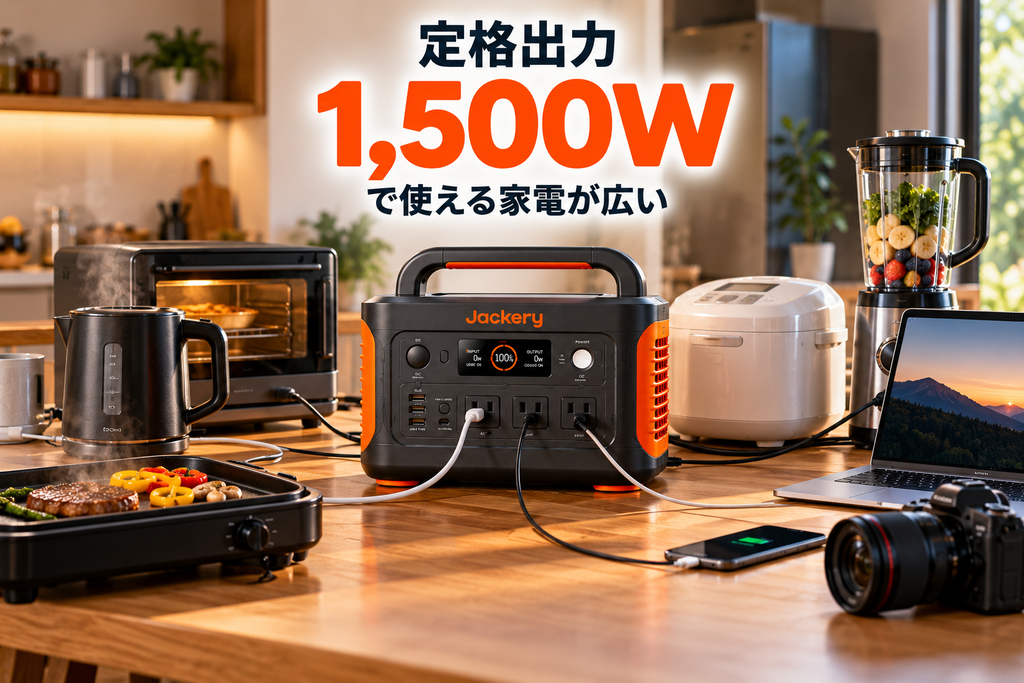 複数家電＋1000 New V3。キッチン・室内風